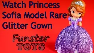 Rare Glitter Gown Model Disney Junior Princess Sofia the First Fashion Show Funster Toys Video