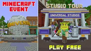 Universal Studios Event (Minecraft New Year's Celebration)🥳| Free Gifts And Games | Join Now!