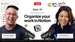 How To Organize Your Work in Notion AMA with Jenny Famularcano
