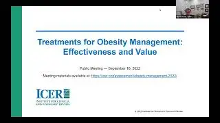 ICER New England CEPAC Public Meeting on Treatments for Obesity Management: Evidence Presentation