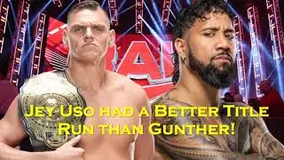 Jey Uso's Intercontinental Title Reign was Better than Gunther's!