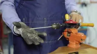 Taladro de mano y tornillo de mano con perno horizontal