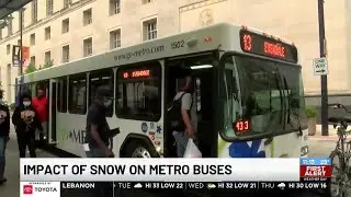 Snow preparedness and impact on Metro buses
