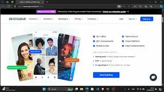Flutter Video Call App  with ZEGOCLOUD  Video Call API/ SDK