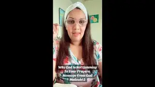 Why God Is Not Listening Your Prayers (Malachi2)