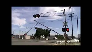 *RARE* Safetran Type 1 Electronic Bell! Amtrak #2 Glides Through Crossing (REUPLOAD)