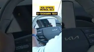 0 to 100kmph TEST of Kia Syros!