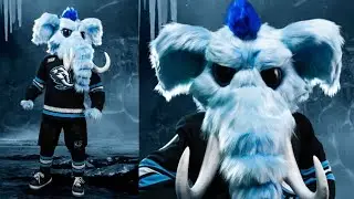 Utah Mammoth announce their first-ever team mascot: 'Tusky,' the blue, mohawked behemoth