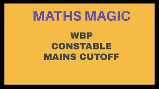 WBP CONSTABLE MAINS CUTOFF 2019-2020 || FINAL CUT || UTTORON AR POTHE