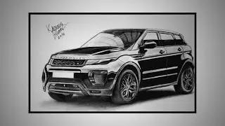 Range Rover Evoque - Time Lapse Drawing!