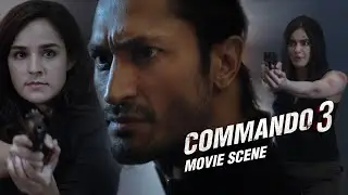 Vidyut Loses His Temper While Interrogating Buraq | Commando 3 | Movie Scene | Vipul Amrutlal Shah