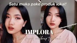 IMPLORA ONE BRAND MAKEUP!!! AFFORDABLE DAN BAGUS? #200KMAKEUPCHALLENGE