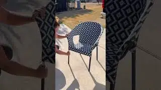 Golf Club Leg on a Trashed Chair???? #shorts #trashfind #diy #ideas #homehack #wow #lol #golf