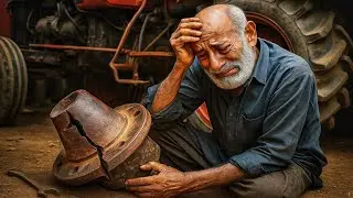 Massively Damaged Tractor Hub Rebuilt | Veteran Mechanic&rsquo;s Skill Saves the Day