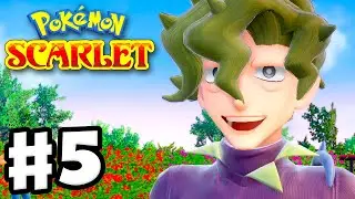 Pokemon Scarlet and Violet - Gameplay Walkthrough Part 5 - Gym Leader Brassius! Artazon Gym!