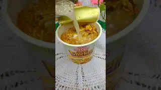 Maggi || Nissin Cup Noodles || Spicy Noodles || Spicy Chicken Instant Cup Noodles #shorts