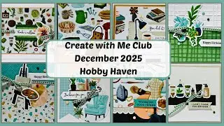 Create with Me December Club: Hobby Haven with Banner Sayings