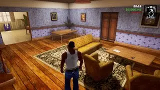 CJ House in Depth Tour! - GTA San Andreas Definitive Edition
