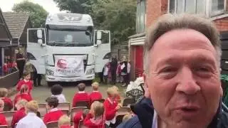 RHA's Rod McKenzie at Barley Hill School/Thame for NationalLorryWeek