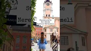 Stockholm Gezilecek yerler 🌸 #stockholm #isve&ccedil; #sweden #gamlastan #travel #iskandinavya