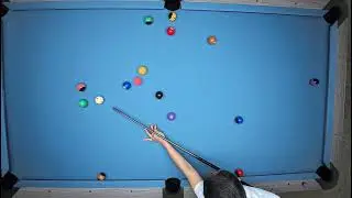 Test Pool Cue Mezz Avant wtih 18.5 Oz 落枕右肩痛第三天練習準度 三節可調比重 AVANT 球桿配 18.5 Oz 03/19/25