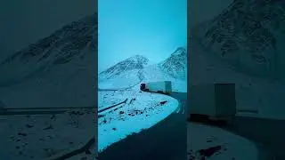 Pak China Border Snowfall 2025 #travel #snowfall2025 #pakchinaborder #khunjrab #viralshorts