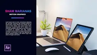 Photo Slideshow Animation Tutorial | Adobe After Effect | Sham Marianas