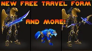 FREE Cosmic Wolf Travel Form! 200 More Inventory?! Cosmic Raiment Conclusion! AdventureQuest 3D