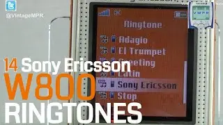 14 Sony Ericsson W800i Mobile Phone Ringtones from 2005