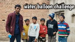Water balloon challenge 💞😇 new challenge video water challenge video trending challenge video 