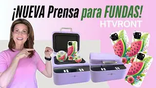 Personaliza Fundas de Teléfono FÁCIL y RÁPIDO con la Nueva Prensa de HTVRONT