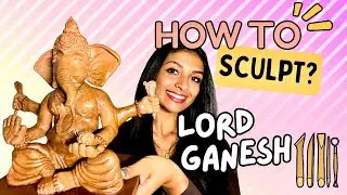 How to Sculpt Lord Ganesha from Air Dry Clay✨ | Easy Step-by-Step Tutorial
