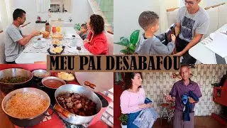 PRESENTE DE DIA DOS PAIS, CAFÉ DA MANHÃ ESPECIAL, ALMOÇO NA CASA DOS MEUS PAIS + ELE DESABAFOU
