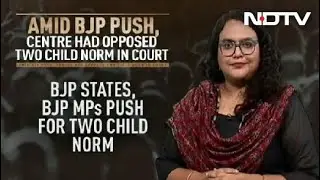 Amid BJP Push For 2 Child Norm, Centre Had Opposed The Policy In Court