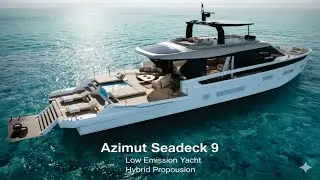 Azimut Seadeck 9: The ⚡️ Hybrid Yacht Flagship with the Epic 