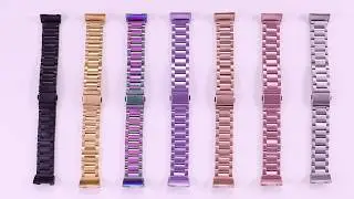 Fitbit Charge 3 metal bands by Shangpule