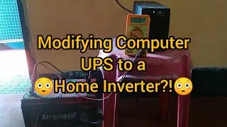 Modify it!!! Episode:-02 Coverting Computer UPS into a Home Inverter!!