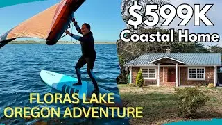 Oregon Coast Property Tour | Floras Lake Wing Surfing Adventure