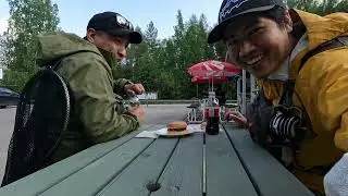 Nepali Fly Fishing Duo Chasing Big Brown Trout in Kermankoski, Finland! 🇳🇵🇫🇮