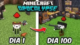 Sobrevivi 100 Dias ao PIOR APOCALIPSE DO MINECARFT – O FILME