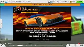 The Gauntlet Season 1 -Challenge 1 Aston Martin Vulcan High Stakes Racing Real Racing 3