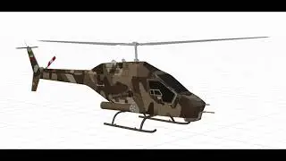 #HESA #Shahed #285 - AH-58A - #One #Man #Attack #Helicopter #VR / #AR / #low-poly #3d #model🔽