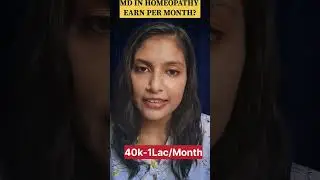 STIPEND as an MD HOMEOPATH in INDIA! 😭#youtubeshorts #shorts #doctor #neet #bhms #motivation