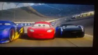 Cars 3 Lightning McQueen is fading fast crash scene with Jackson Storm