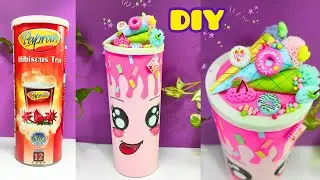 Handicraft training with disposable items/ .Craft idea with recycled materials