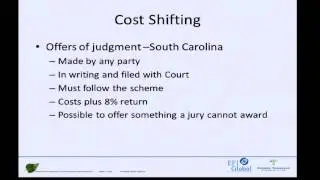 Rogers Townsend - Cost Shifting Strategies - March 1, 2013