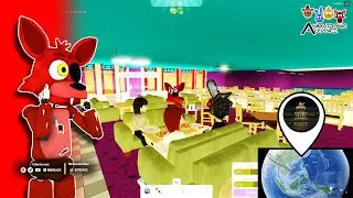 Taking a tour in the Pizzeria (Bloxburg) | Animatronic Alliance