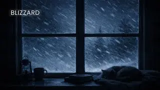 Blizzard Outside the Cabin &ndash; 10 Hours | Deep Sleep, White Noise, No Music