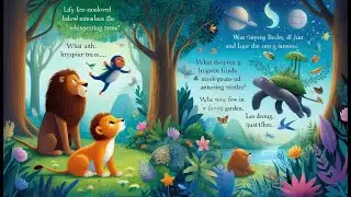 The Curious Lion and the Sleepy Gorilla | Short Bedtime Story