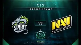 Spirit vs NaVi - TI7: CIS Regional Qualifiers Group Stage - @ODPixel @Merlini